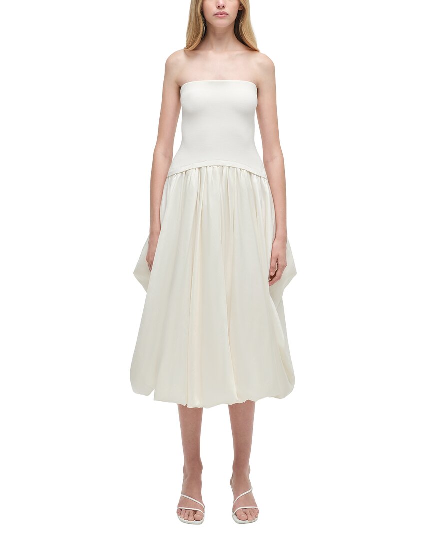 Simkhai Izzy Midi Dress In White