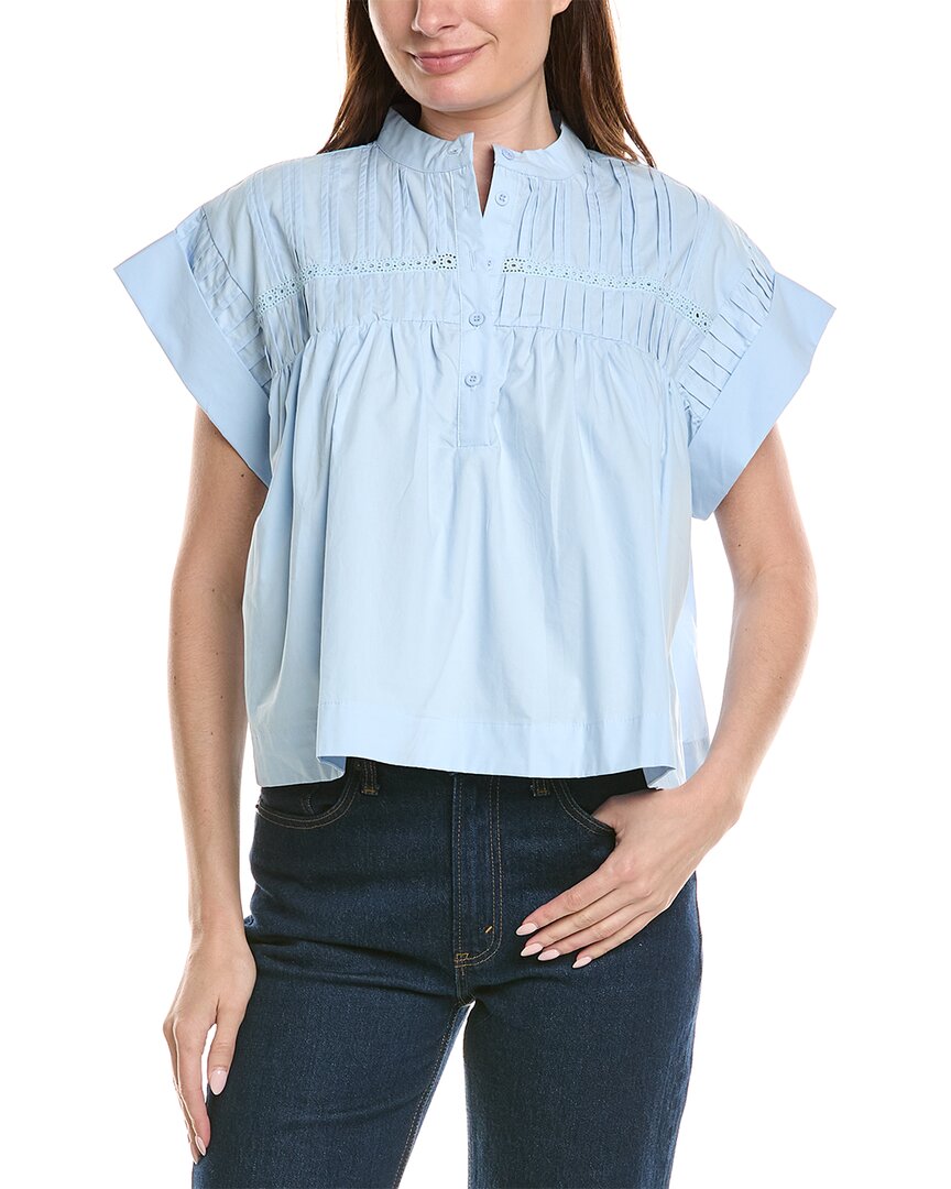 Anna Kay Tribecca Blouse In Navy