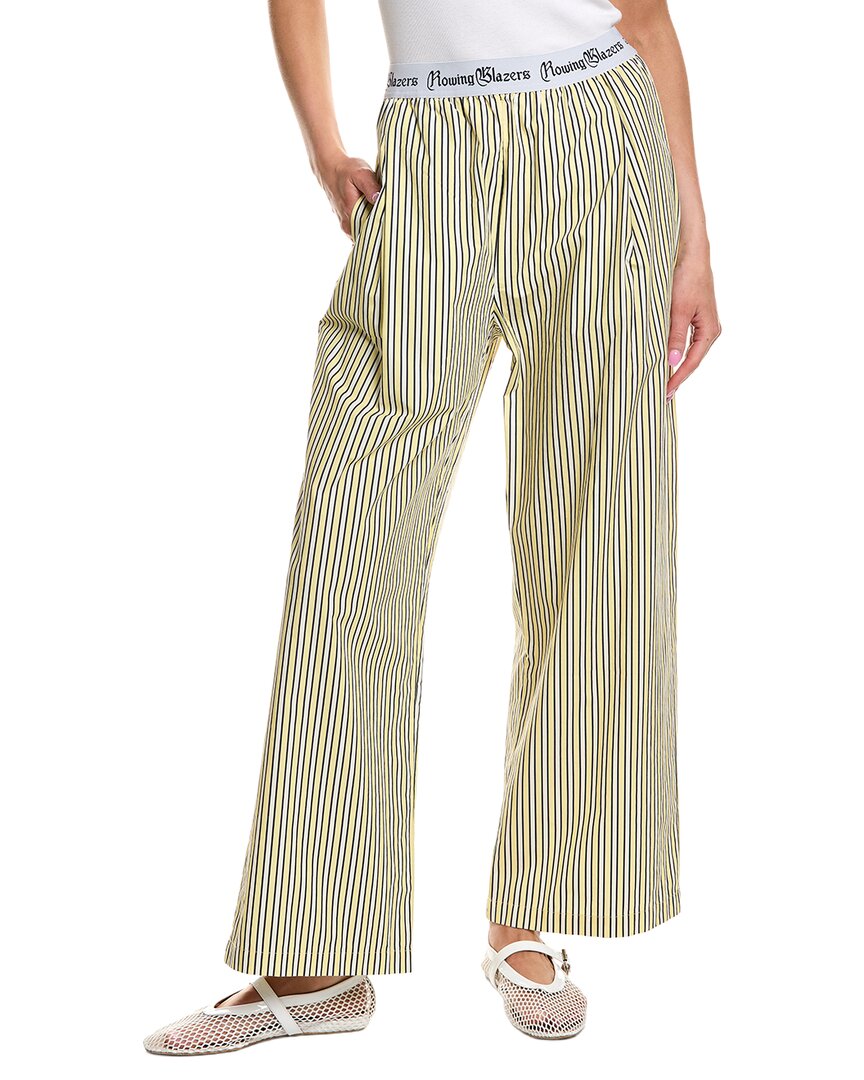 Rowing Blazers Poplin Stripe Boxer Pull-on Pant