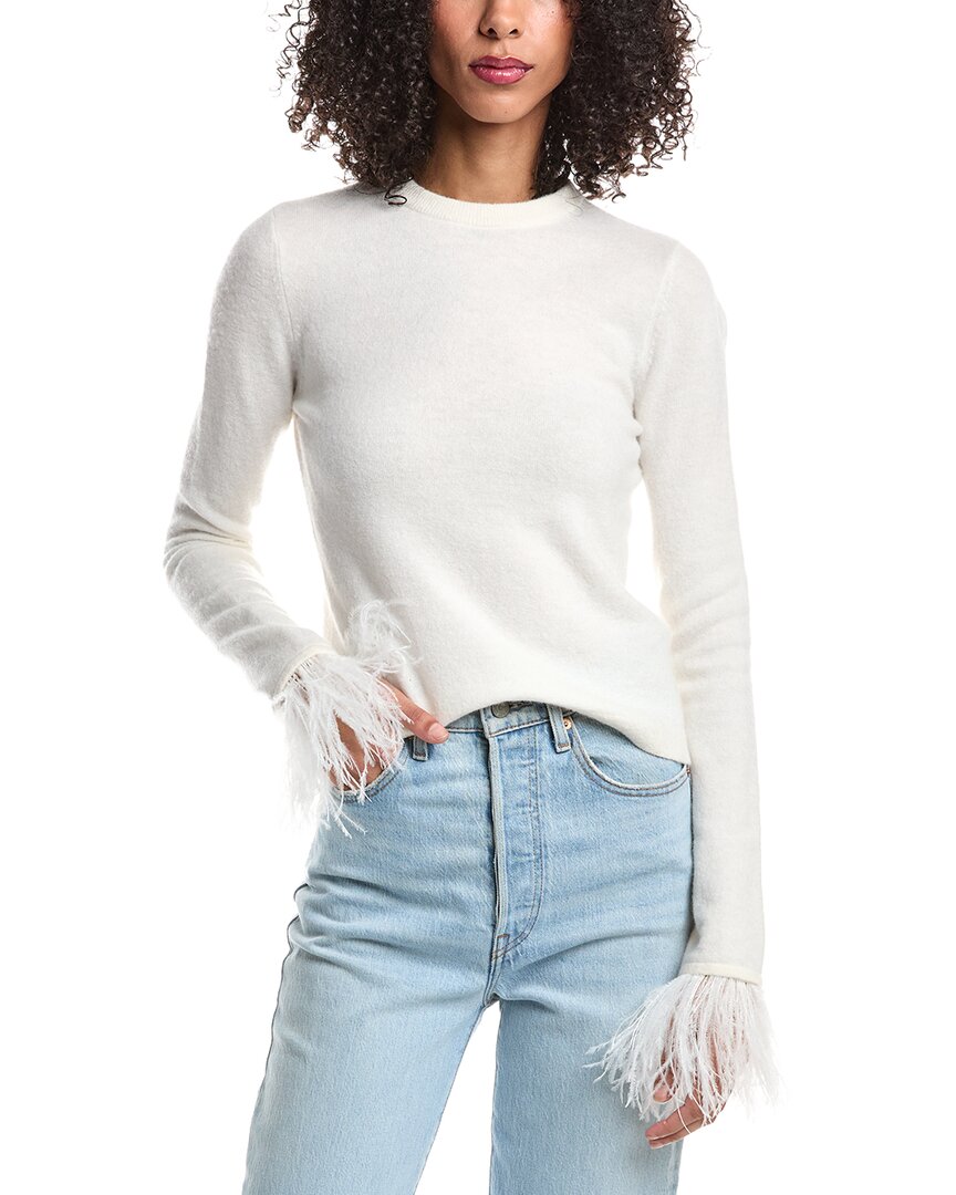 Marella Addio Wool-blend Sweater In White