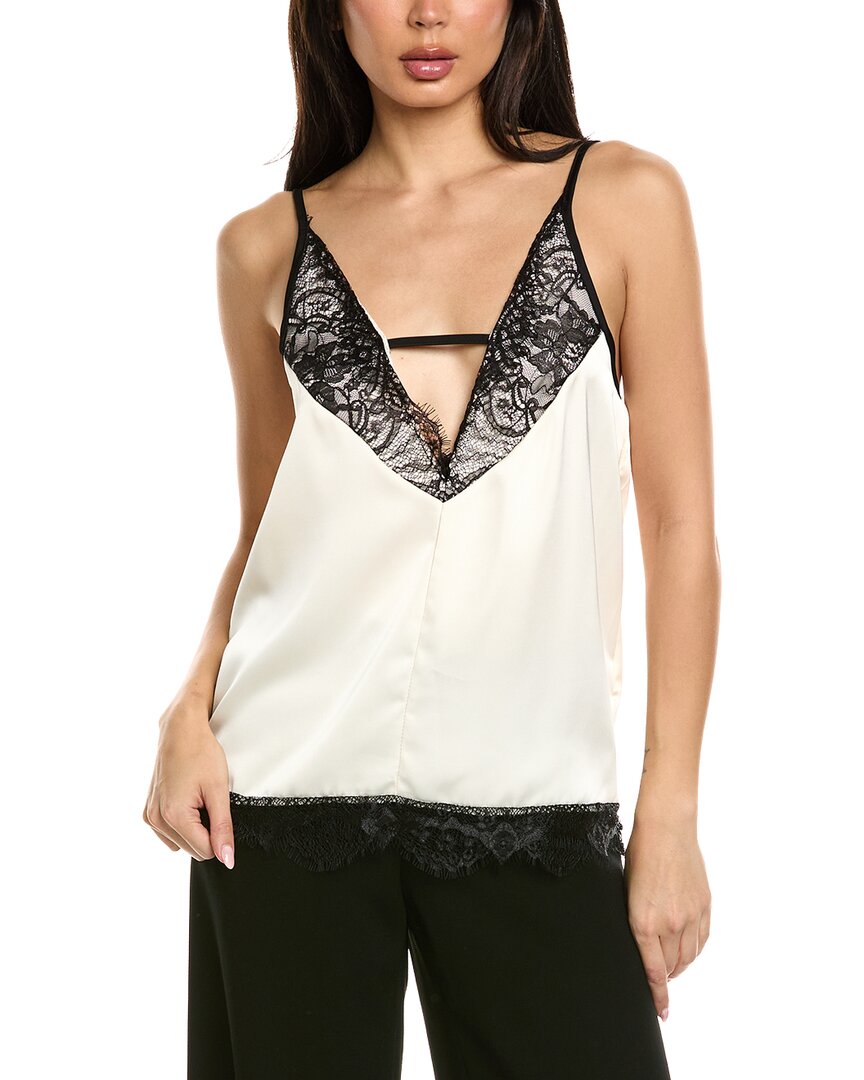 70/21 Lace Cami Top In White