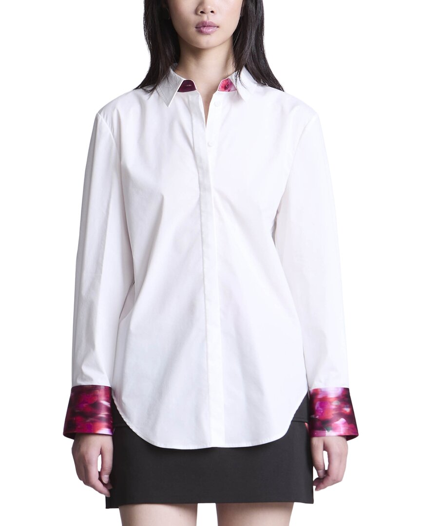 Bcbgmaxazria Oversize Shirt In 100-white