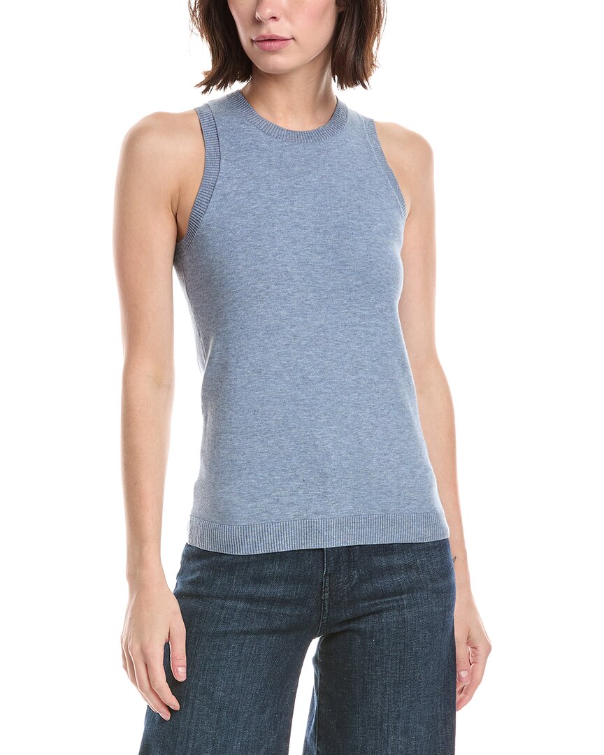 Minnie Rose Crew Tank Top In Blue