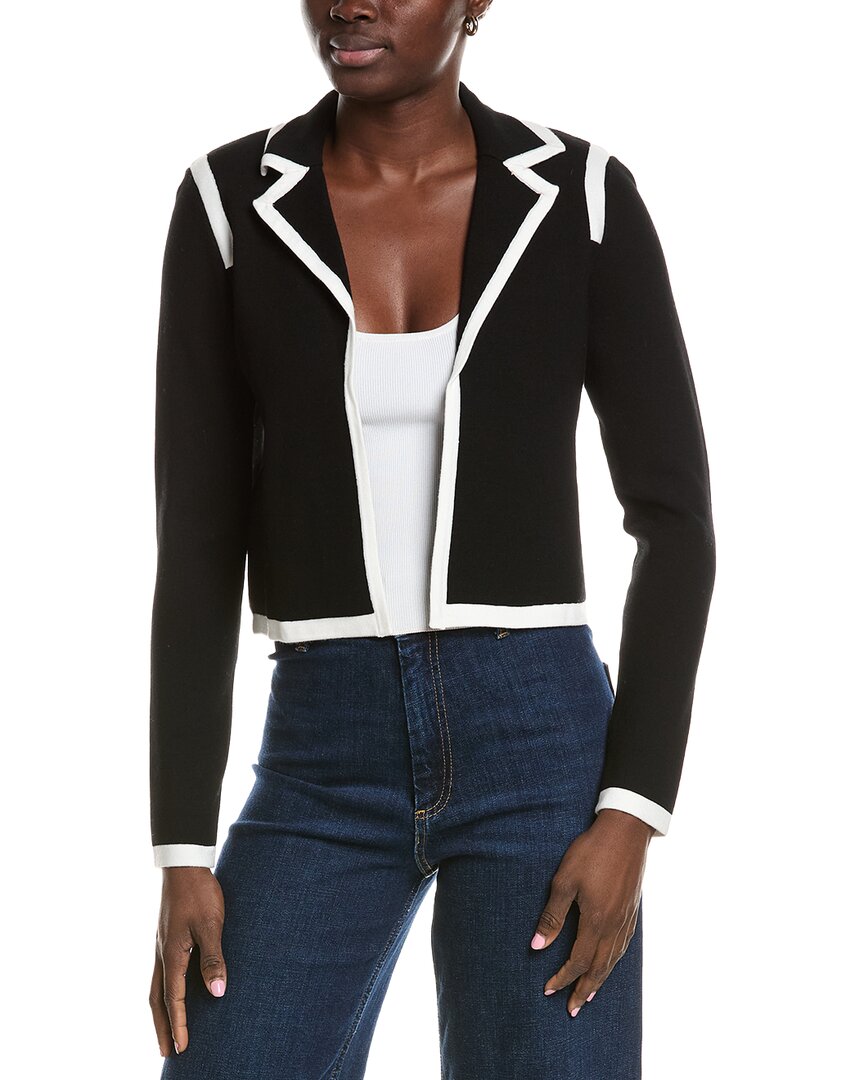 Minnie Rose Cropped Jacket In Black