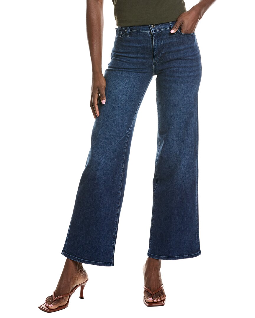 Frame Denim Le Slim Palazzo Canals Jean In Trck-trick