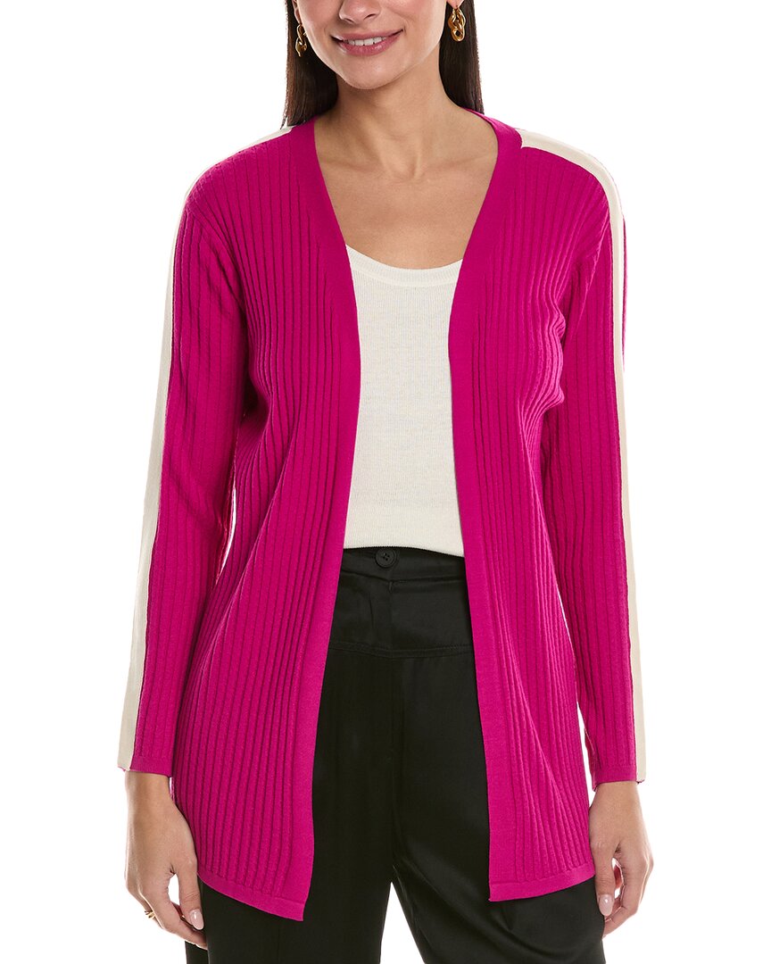 St John St. John Cardigan In Pink