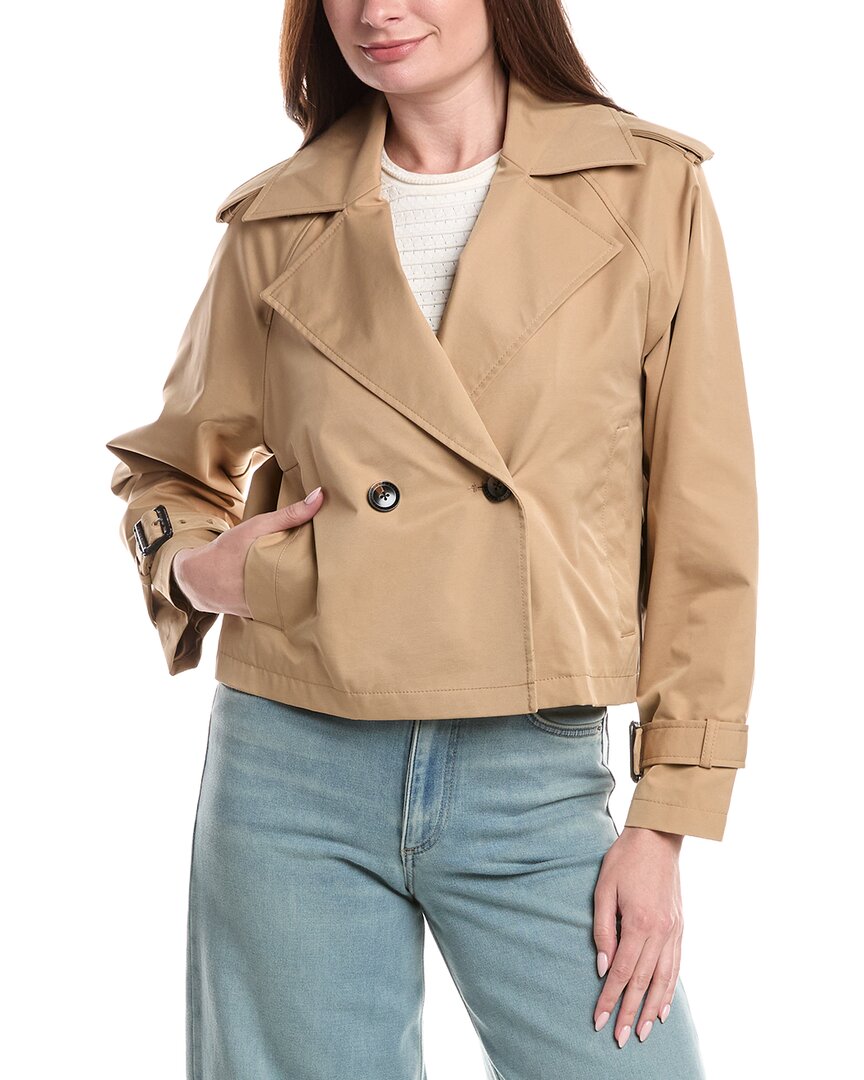 Bcbgmaxazria Trench Coat In Brown