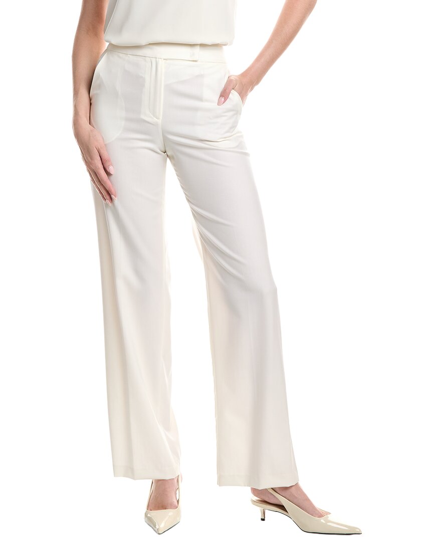 Peserico Wool-blend Pant In White