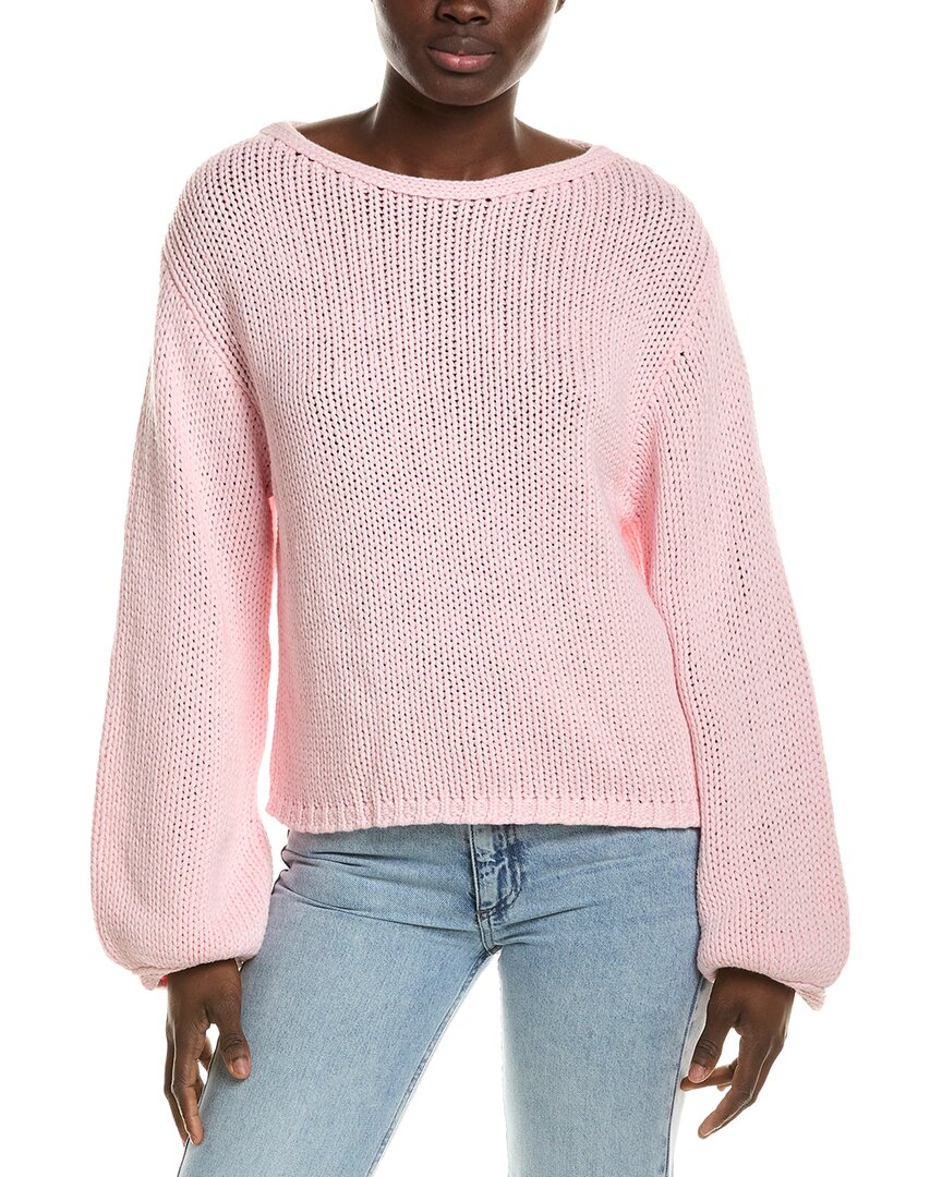 Archer Emory Sweater In Petal Pink