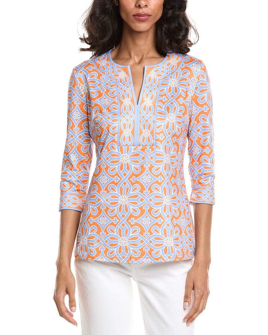 Gretchen Scott Jersey Piazza Top In Blue