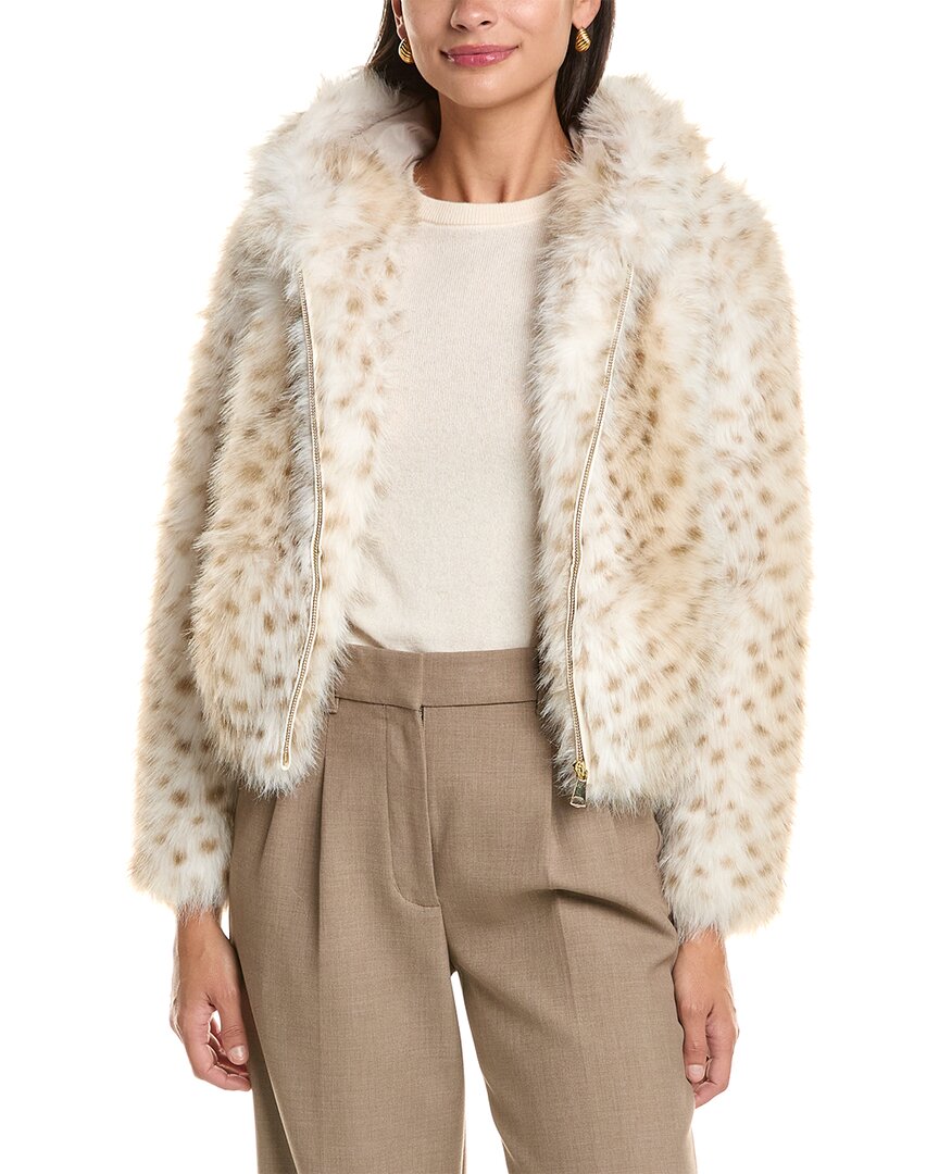 La Fiorentina Cropped Jacket In Neutral