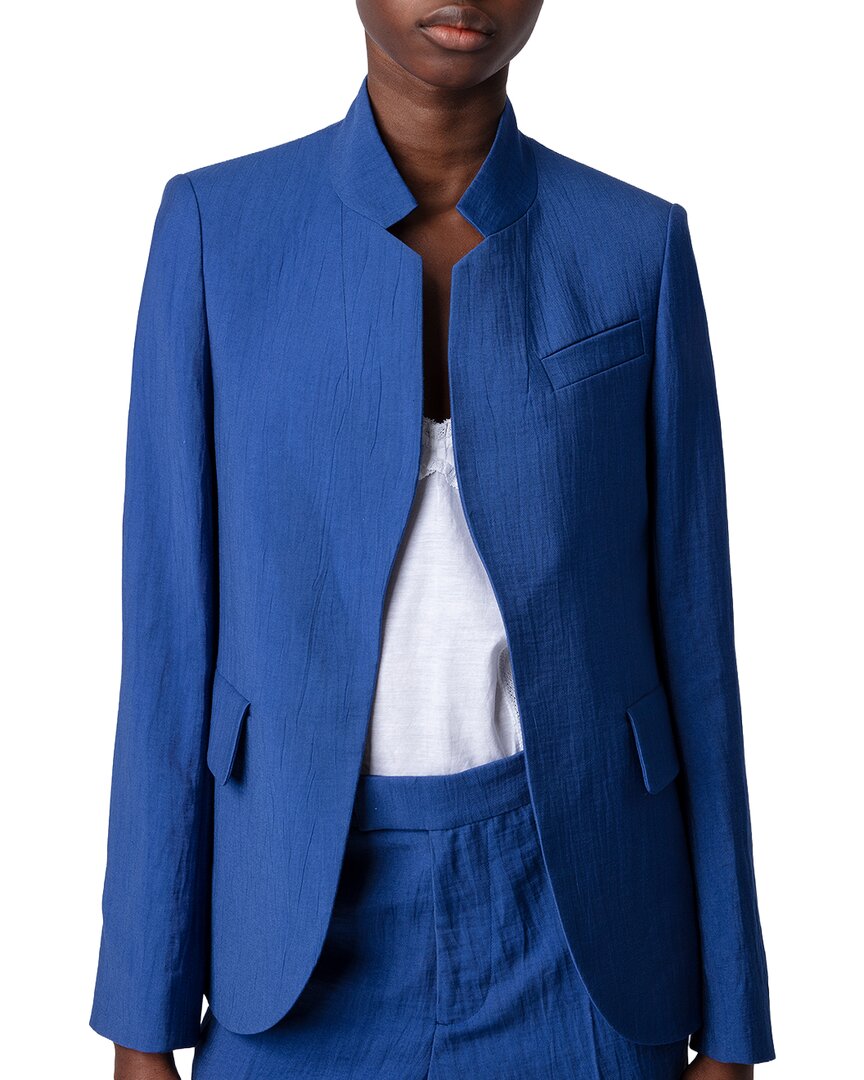 Zadig & Voltaire Very Tailleur Linen-blend Blazer