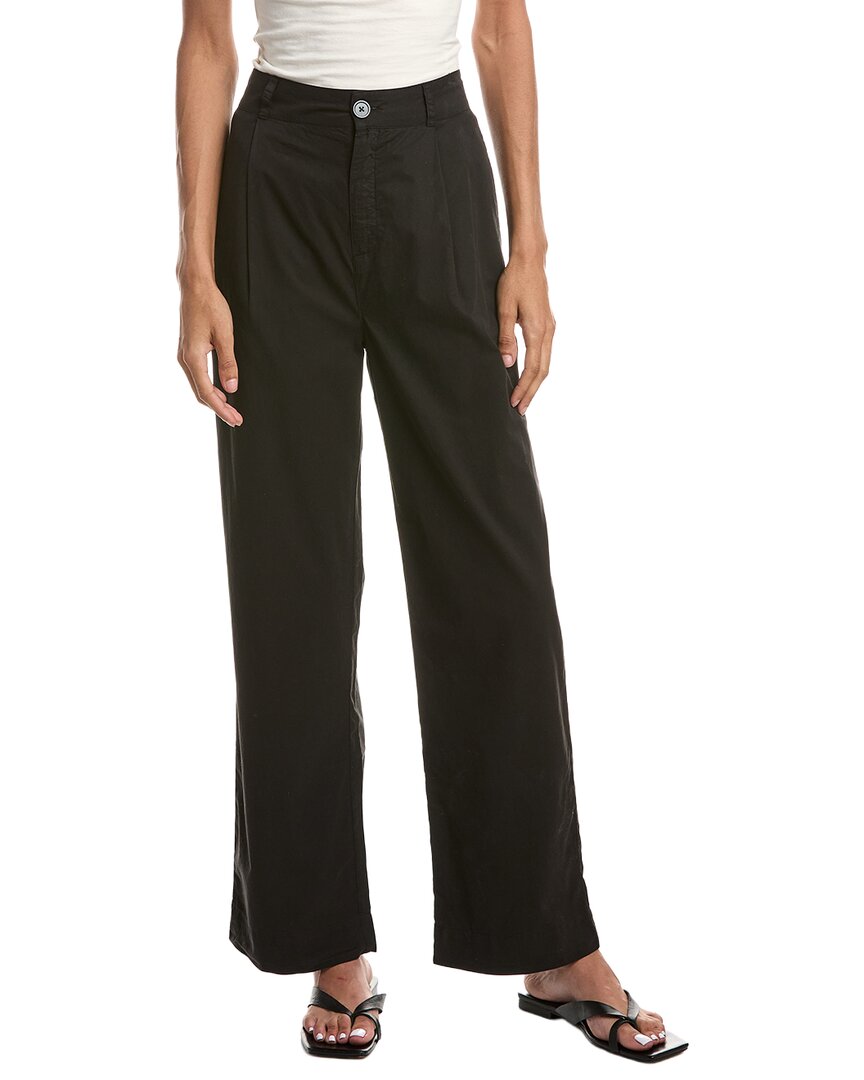 Bella Dahl Single Pleat Relaxed Fit Trouser In Black