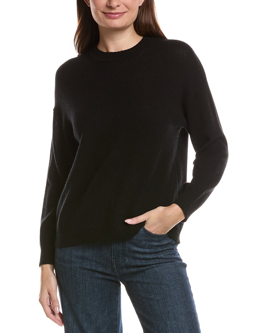 Hannah Rose Basic Crewneck 100% Cashmere Sweater