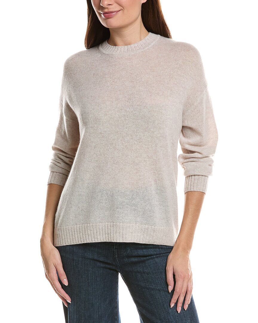 Hannah Rose Basic Crewneck 100% Cashmere Sweater