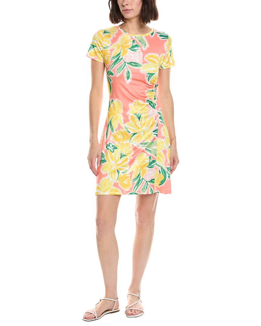 Stella Parker Kerri Printed Shirtdress In White