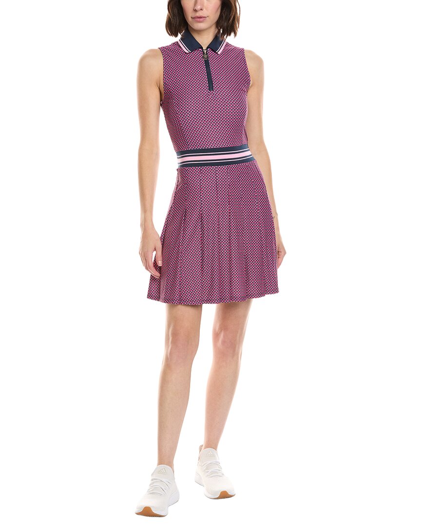 Stella Parker Pleated Skirt Polo Dress