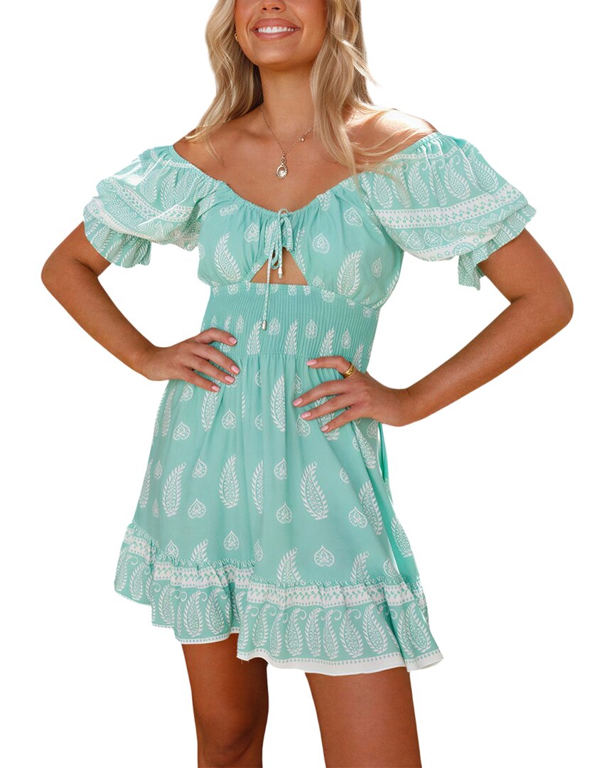 Enjoy Petra Mini Dress In Green