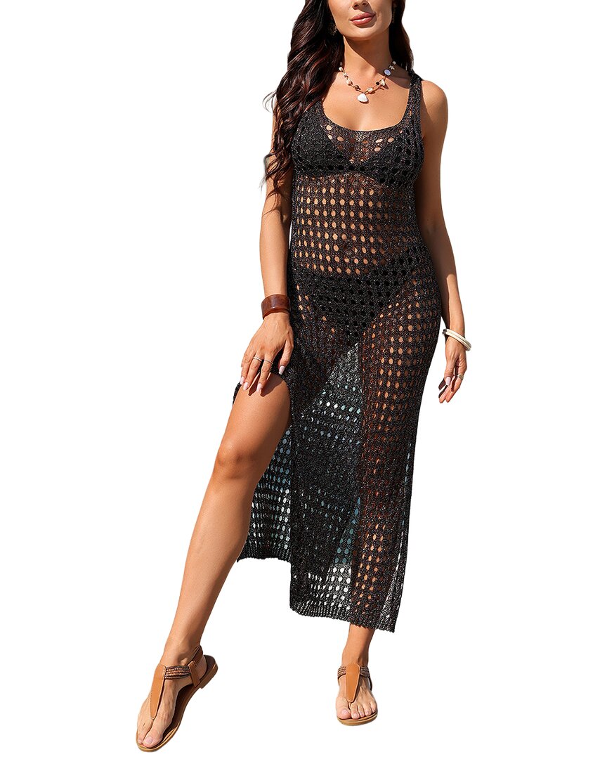 Enjoy Petra Midi Dress In Black