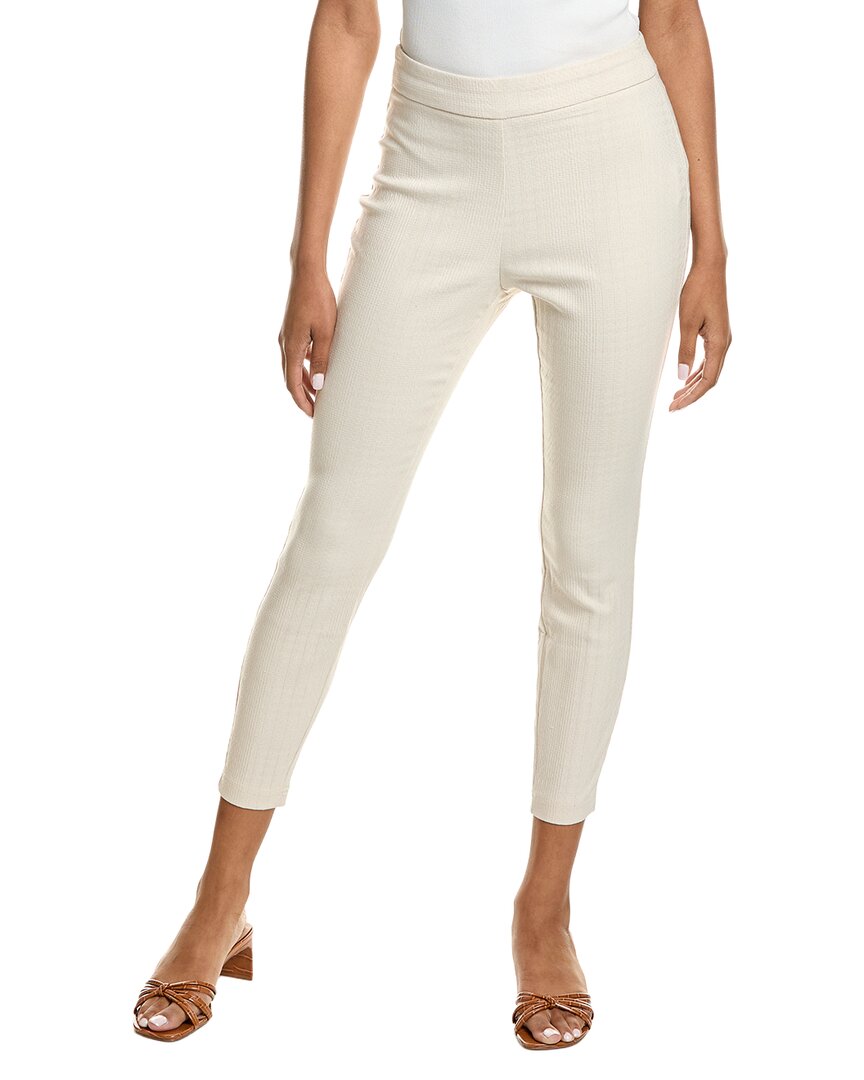 Nanette Lepore Nanette Linen-blend Pant In Brown