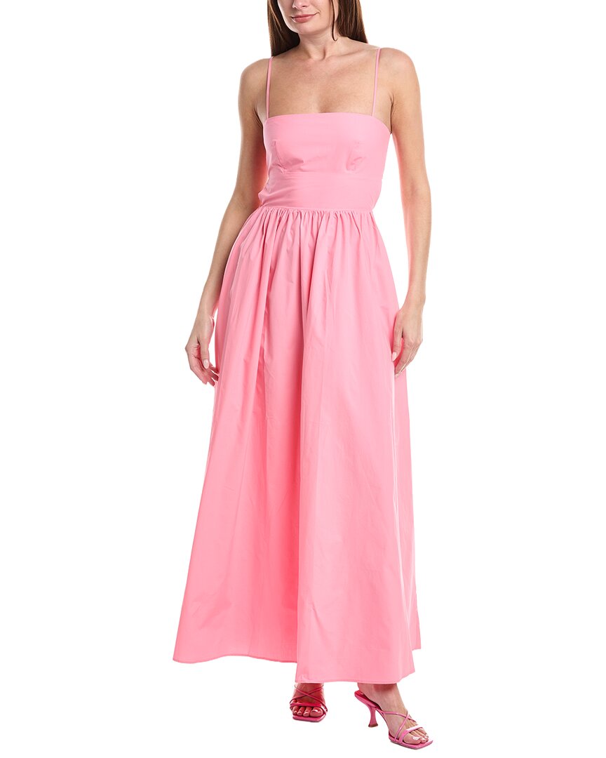 Susana Monaco Poplin Open Back Maxi Dress