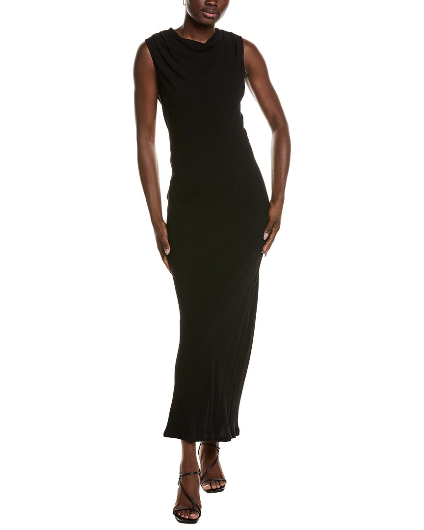Emerson Fry Sculptural Dress In Black