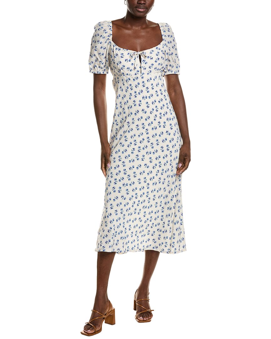 Emerson Fry Franny Rose Dress In Ivory