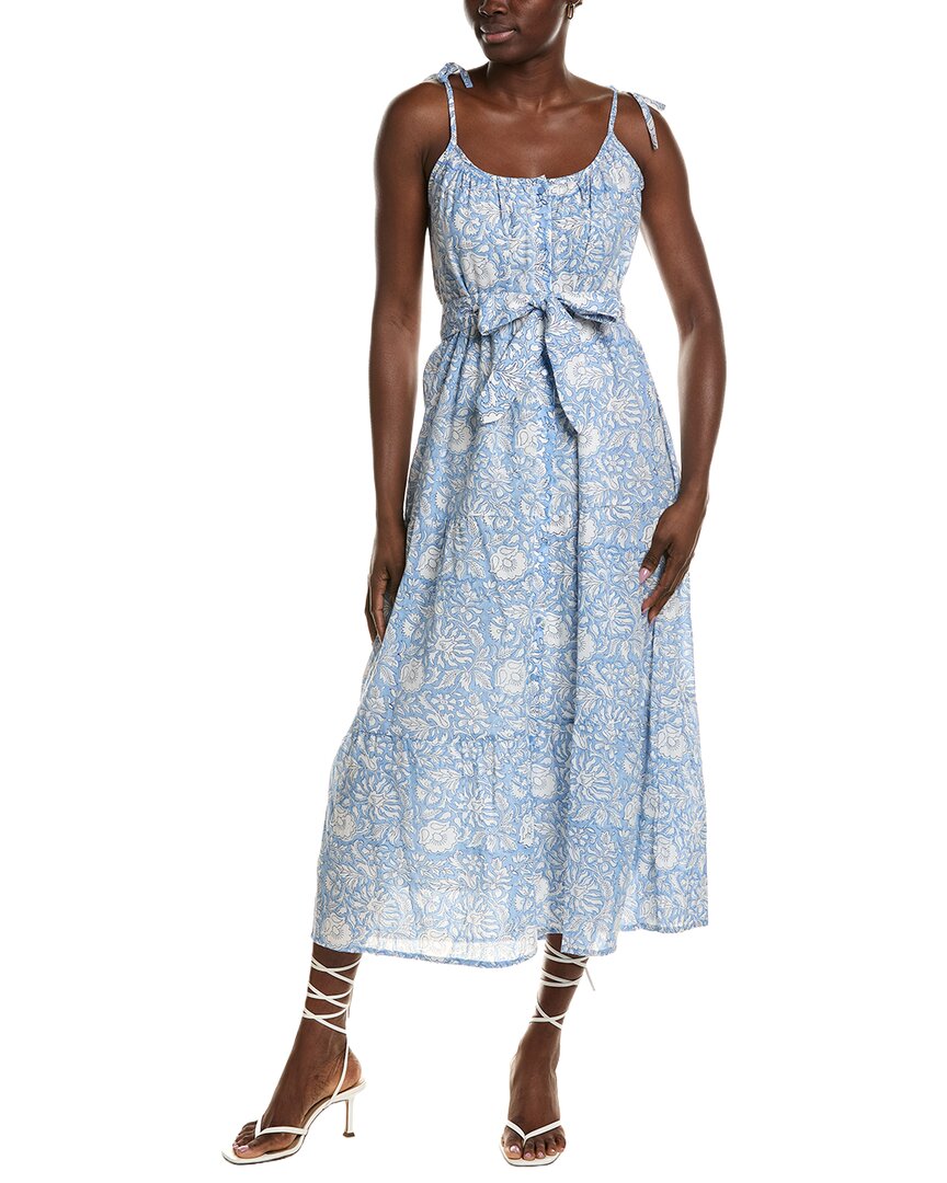 Emerson Fry India Button Front Sundress In White