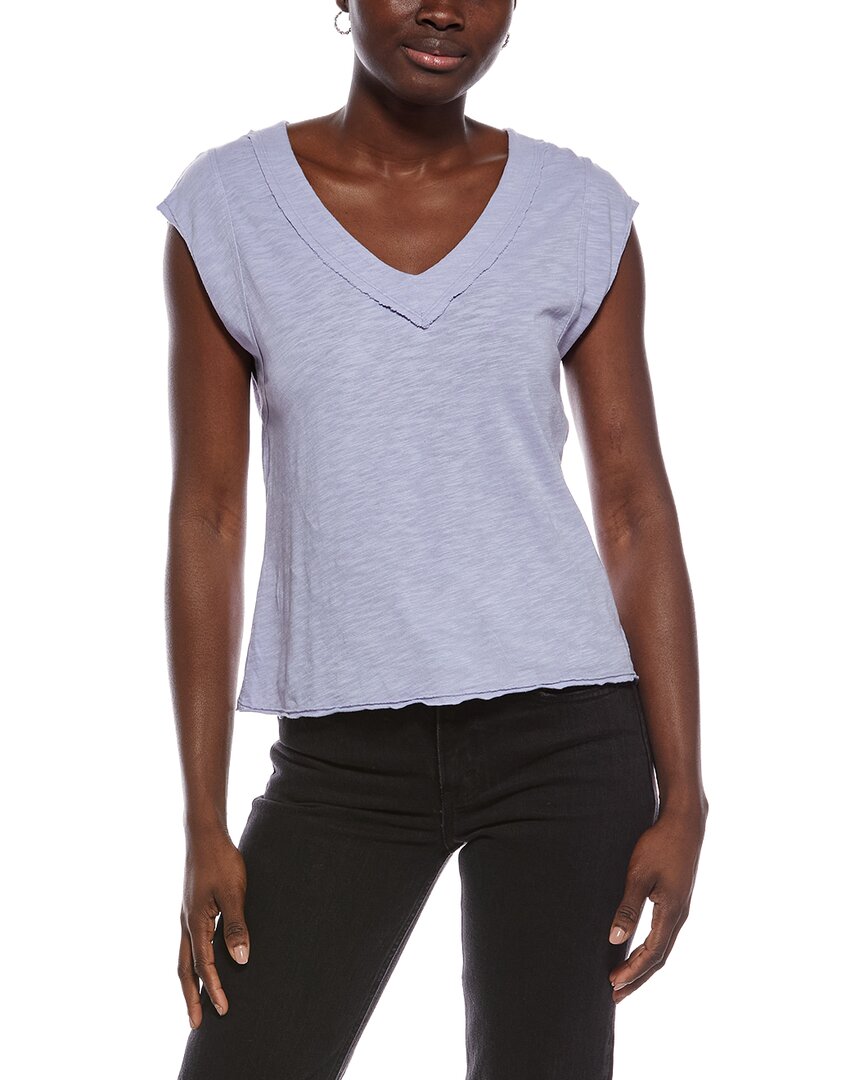 Xcvi Neela V-neck Top In Purple