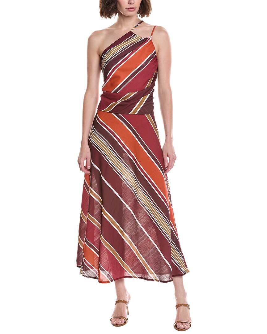 Colette Rose Maxi Dress In Brown