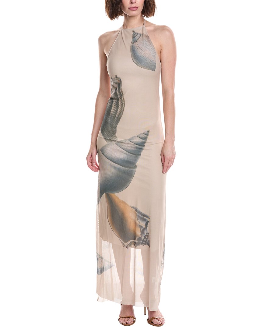 Colette Rose Maxi Dress In Brown