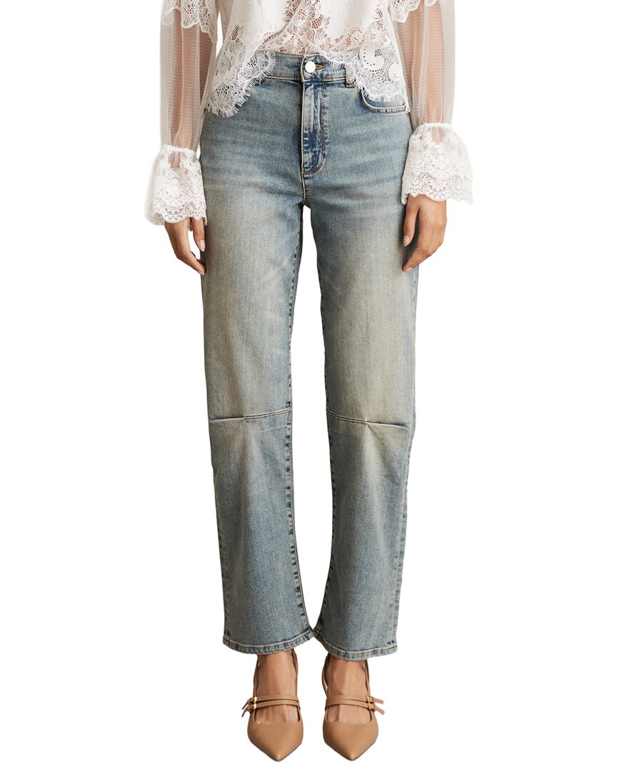 Reiss Mahni-barrel Leg Jean