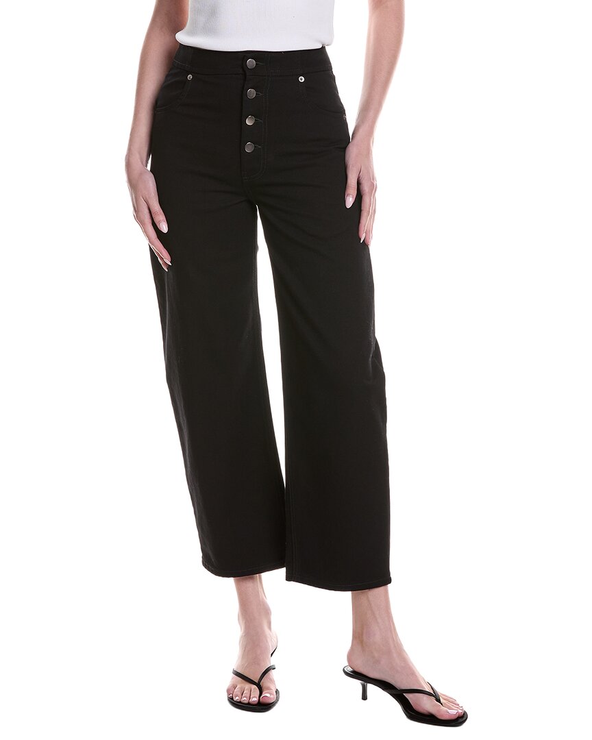 Fforme Elodie Curved Leg Jean In Black