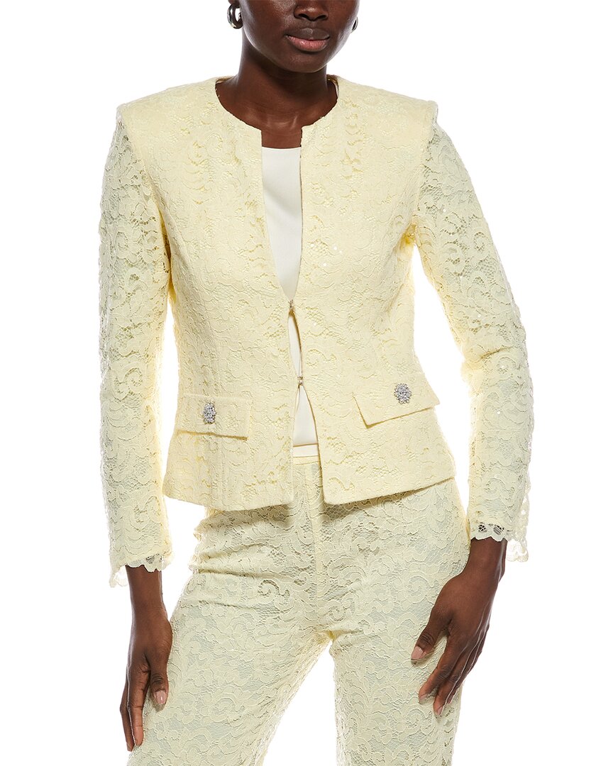 Marc Cain Embellished Jacket In White