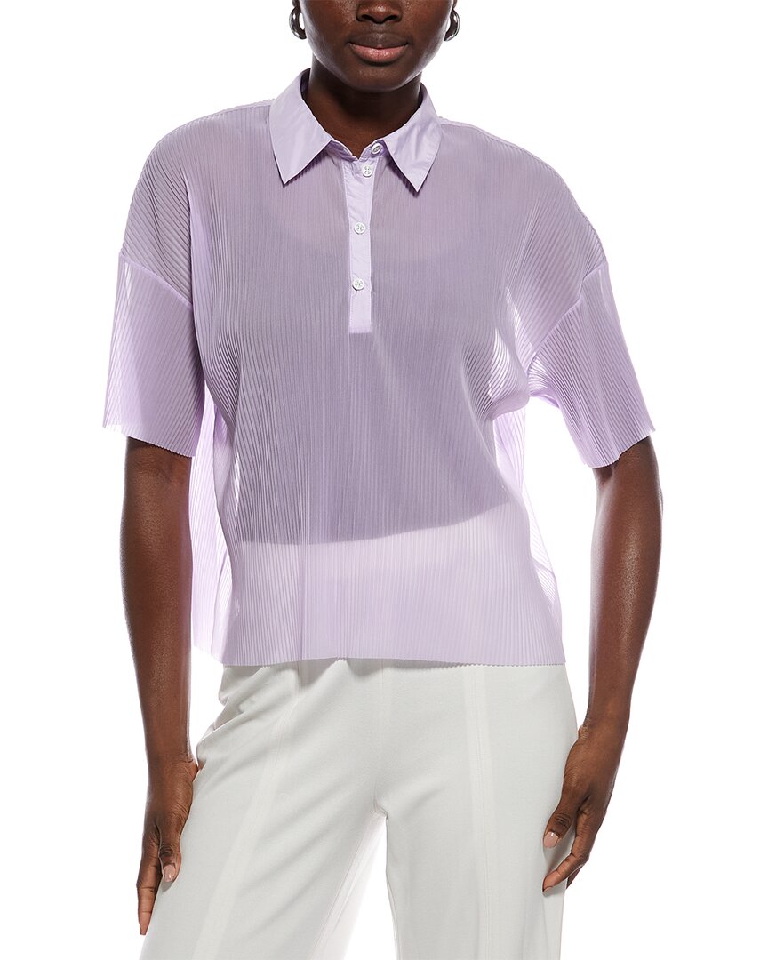 Marc Cain Polo Shirt In Purple
