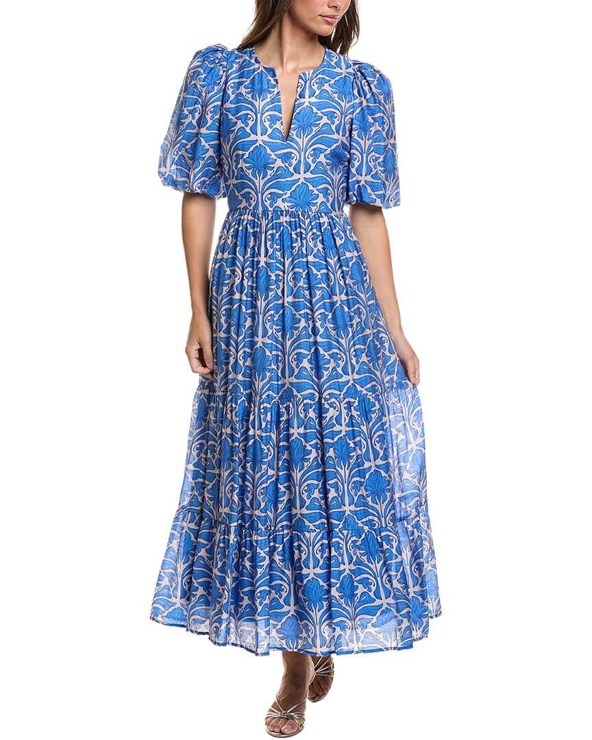 Hyacinth House Cara Maxi Dress In Blue