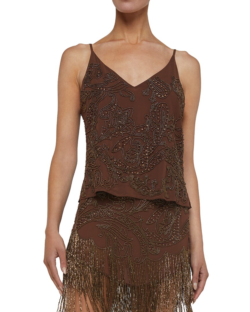 L'agence Kass Tank Top In Brown