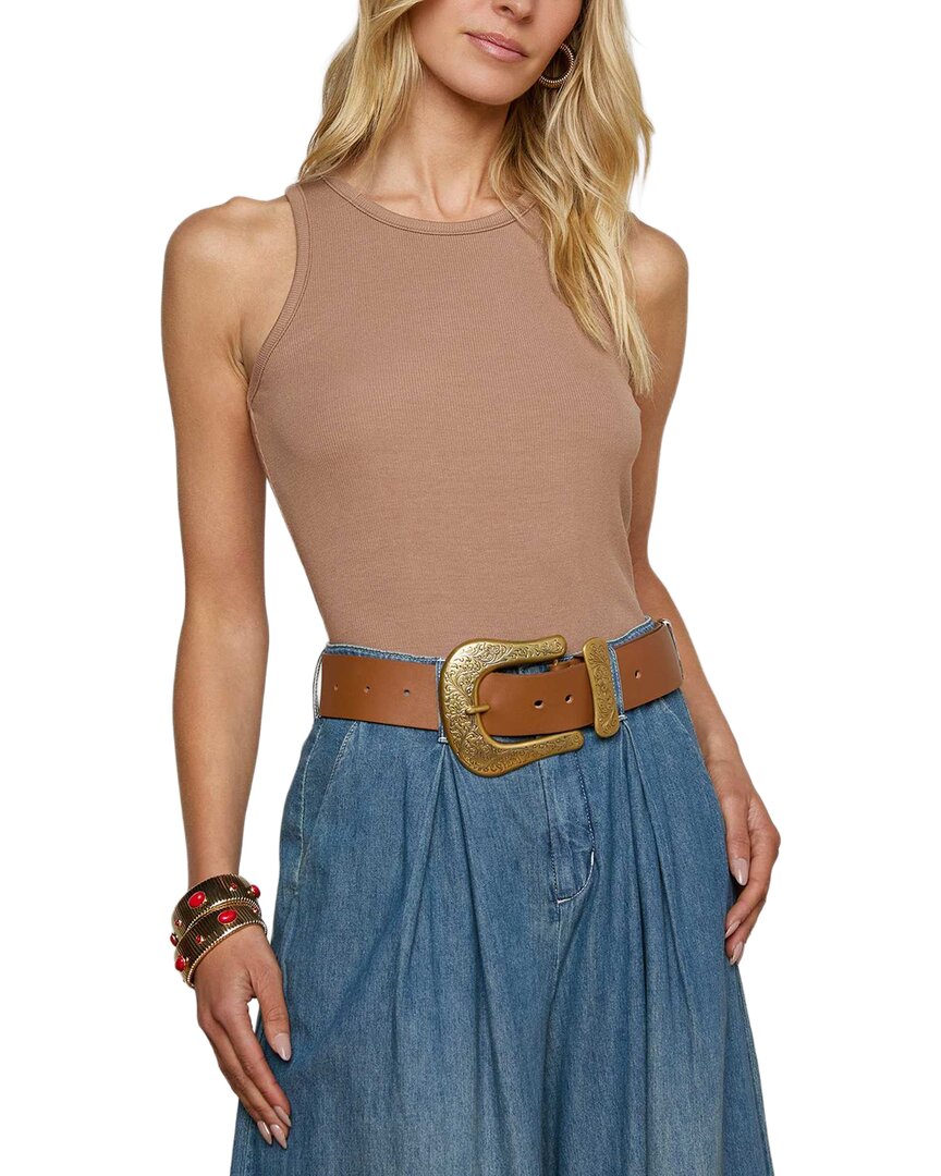 L'agence Nia Tank Top In Brown