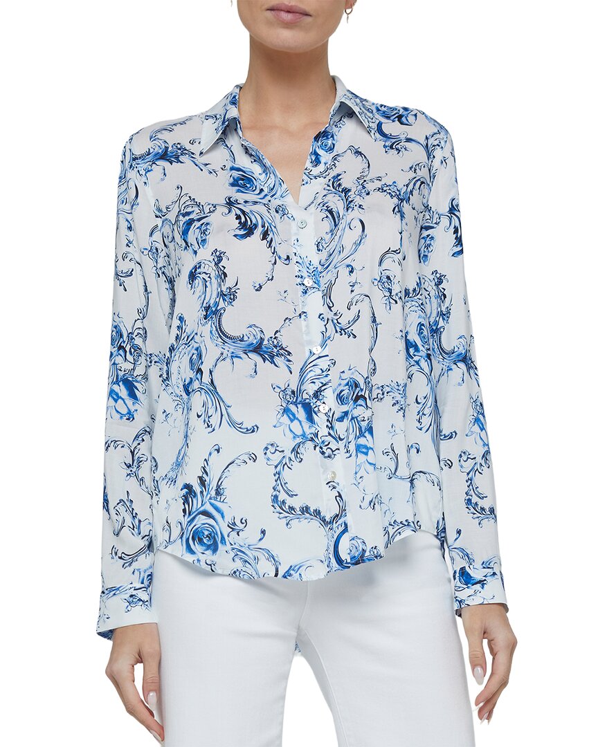 L'agence Holly Blouse In Blue