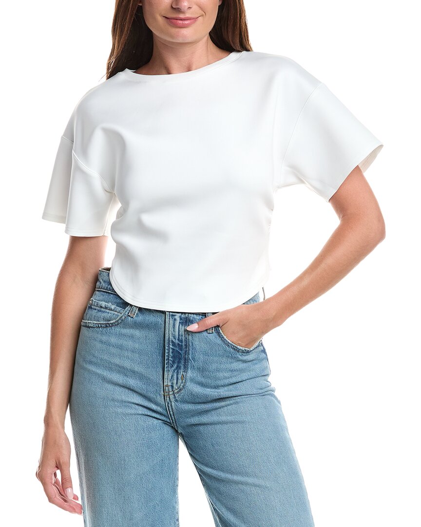 Line & Dot Gale Top In Ivory