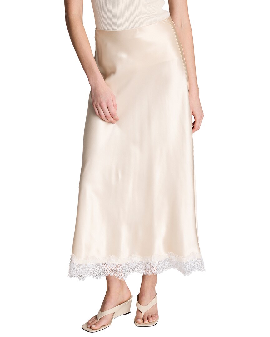 KENNETH COLE KENNETH COLE PULL-ON SIDE SLIT MIDI SKIRT