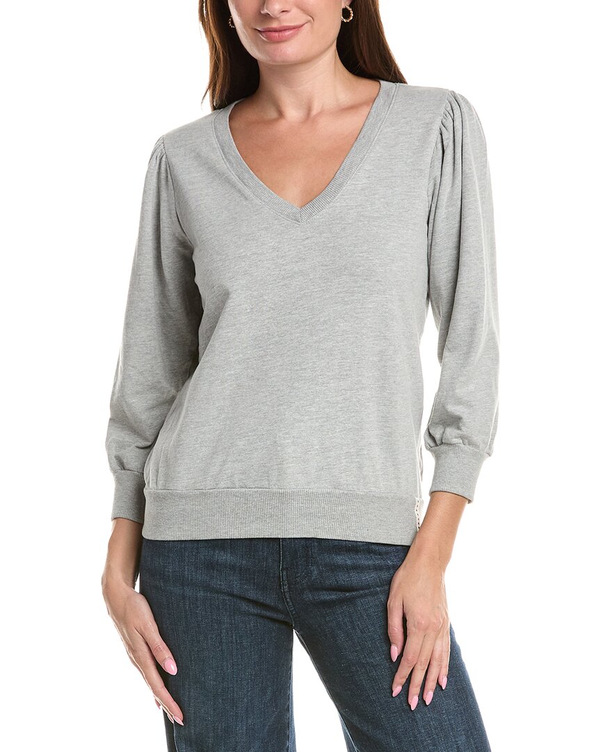 Michael Stars Kit Sweatshirt In Gray