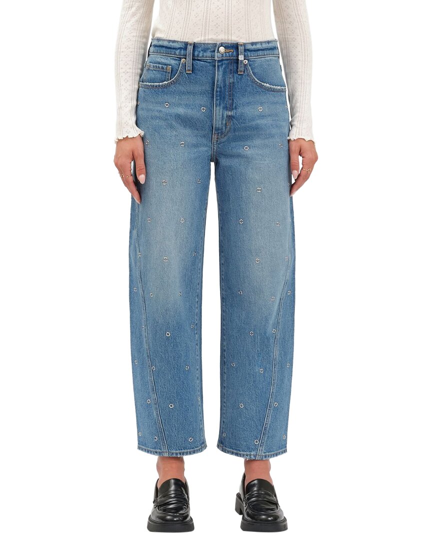Daze Denim Westward Nailed It High Rise Barrel Leg Jean