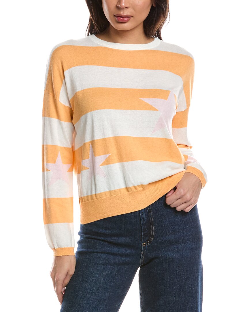 Wispr Stripe Star Sweater In Multi