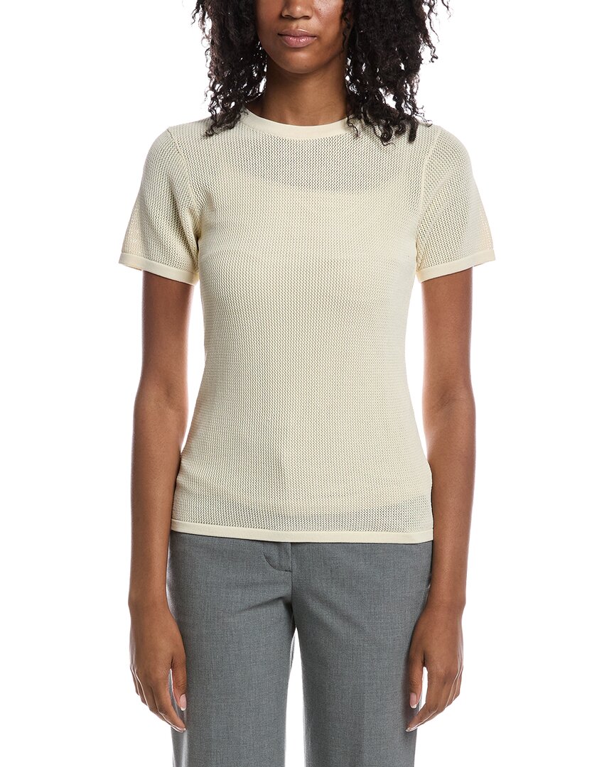 Rmn Studios Textured Fitted T-shirt In White