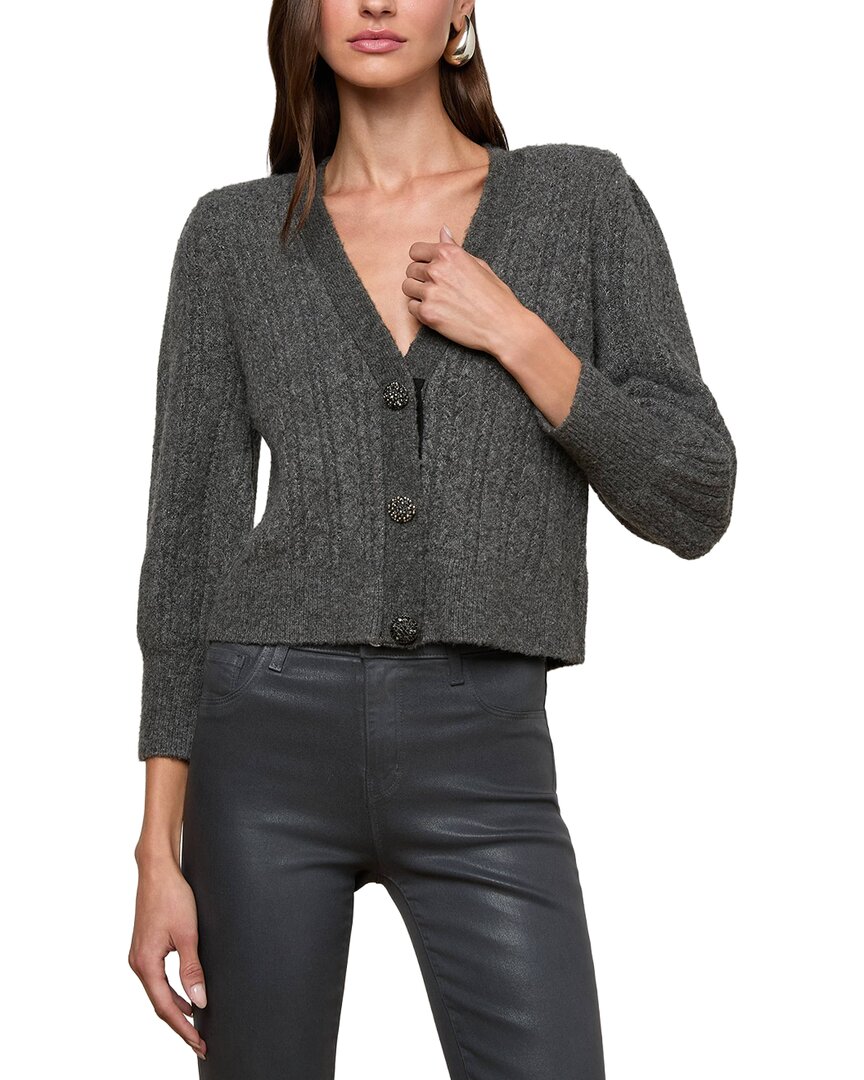 L'agence Talulla Cardigan In Gray