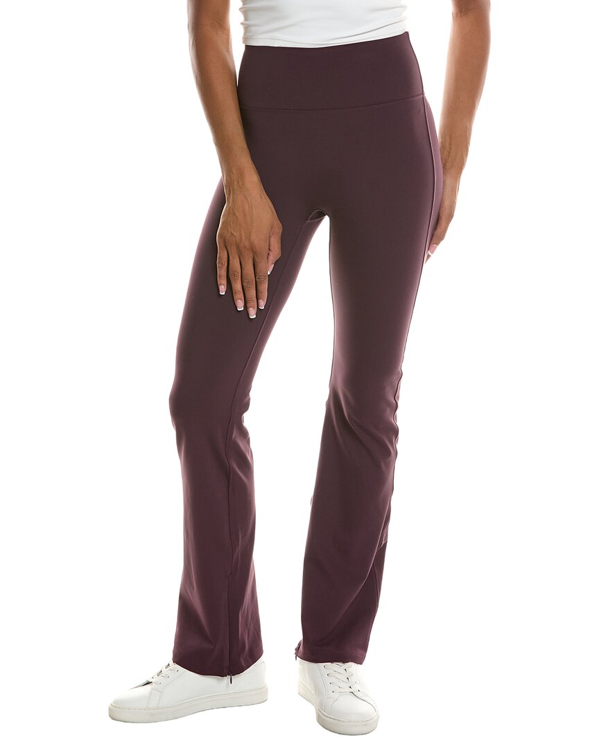 Beyond Yoga Allure Zip Pant In Brown