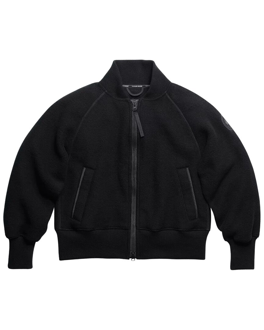 Canada Goose Sierra Fleece Black Label Wool-blend Bomber Jacket