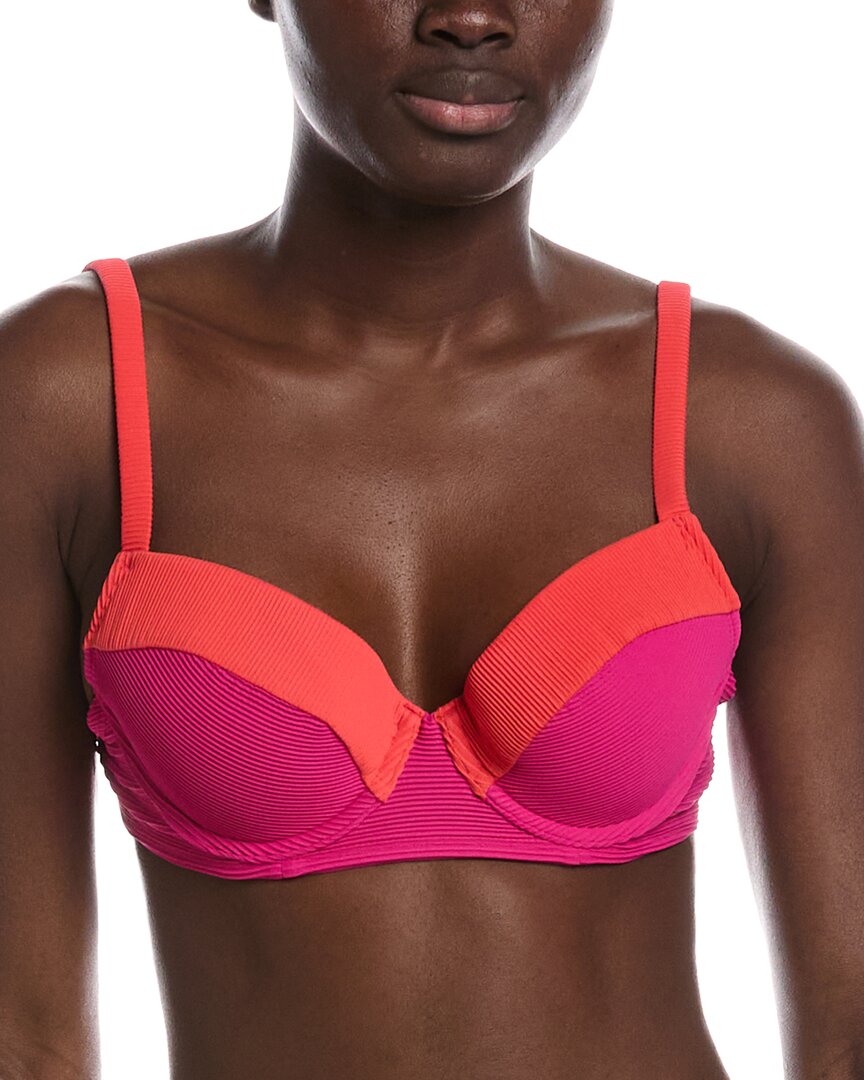 Tommy Bahama Ocean Point Bikini Top In Pink