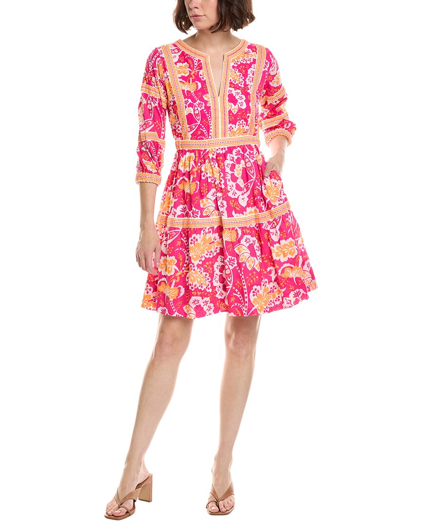 Gretchen Scott Floral Dress In Pink